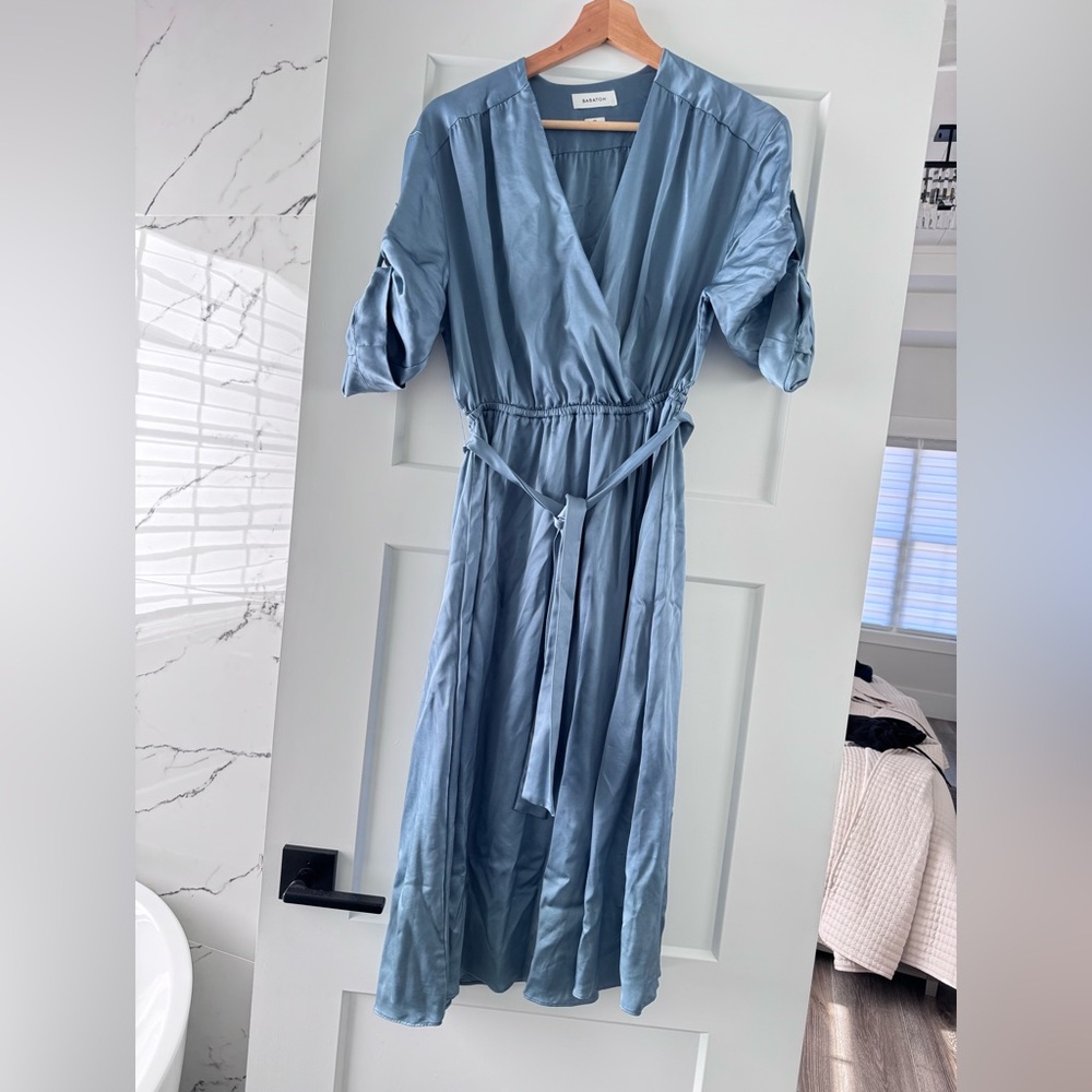 Babaton Slate Blue Dress